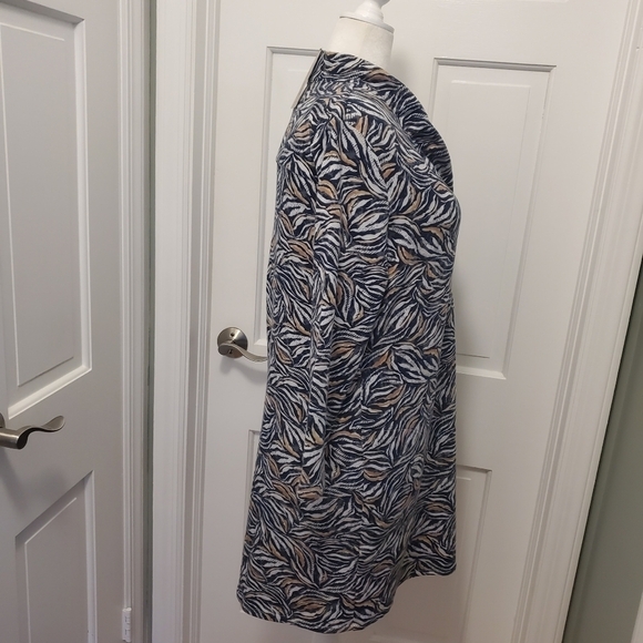 NWT NIC+ZOE Forest Fern Knit Dress Size PL, Retail $178, Business Casual - Picture 4 of 14